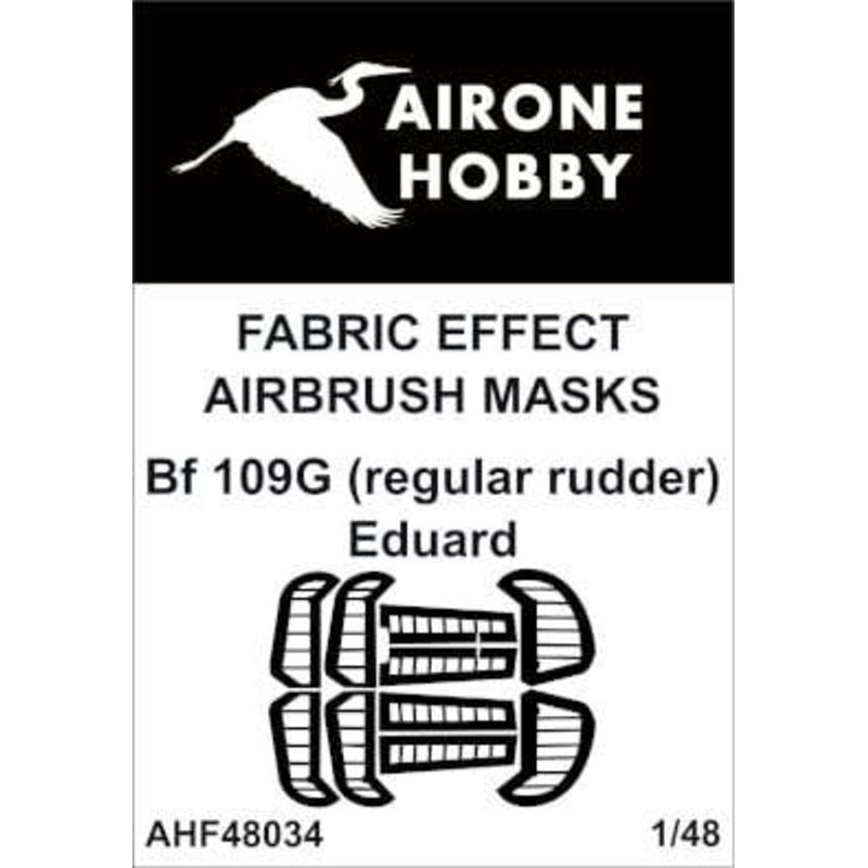 1/48 Bf 109G-0 to G-6 Fabric Effect Airbrush Mask (for Eduard)