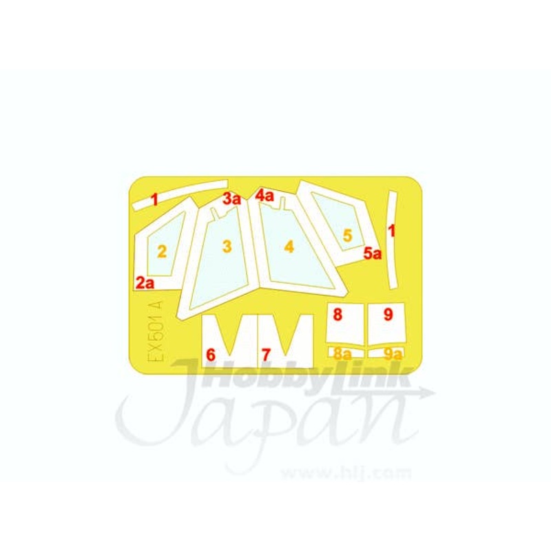 1/48 F-104 surface panels Die-Cut Flexible Mask (for Hasegawa)