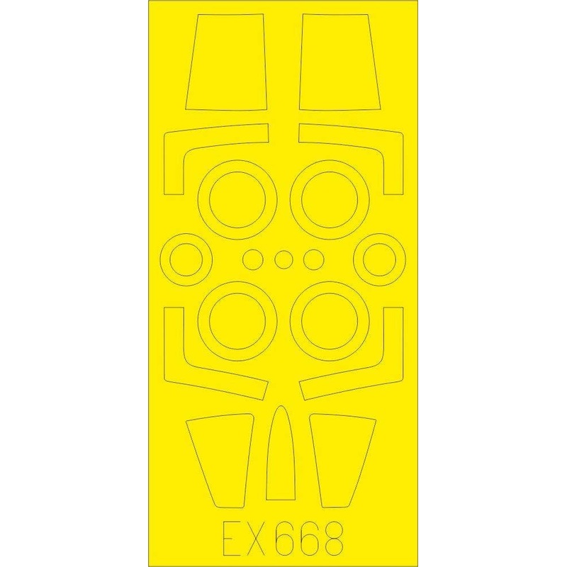1/48 F-104J Masking Sheet (for Kinetic)