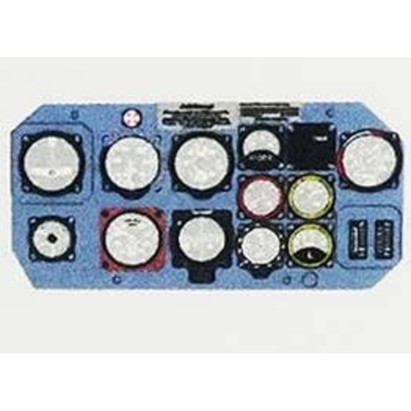 1/48 Heinkel He162A Coloring Instrument Panel Tamiya