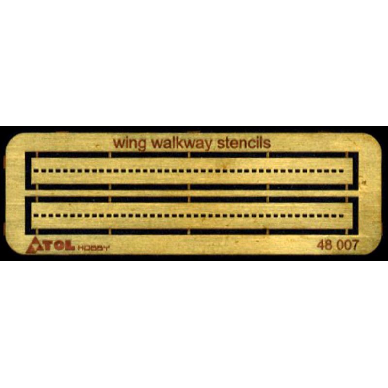 1/48 Luftwaffe Wing Walkway Stencils