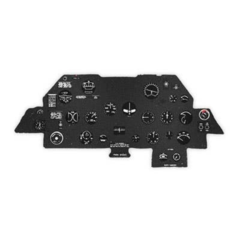1/48 P-47D Thunderbolt Early Coloring Instrument Panel Tamiya