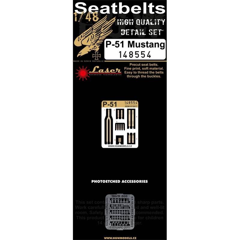 1/48 P-51 Mustang Seatbelts