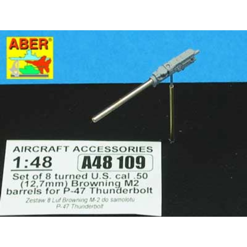 1/48 US P-47 Thunderbolt fighter machine gun barrel set