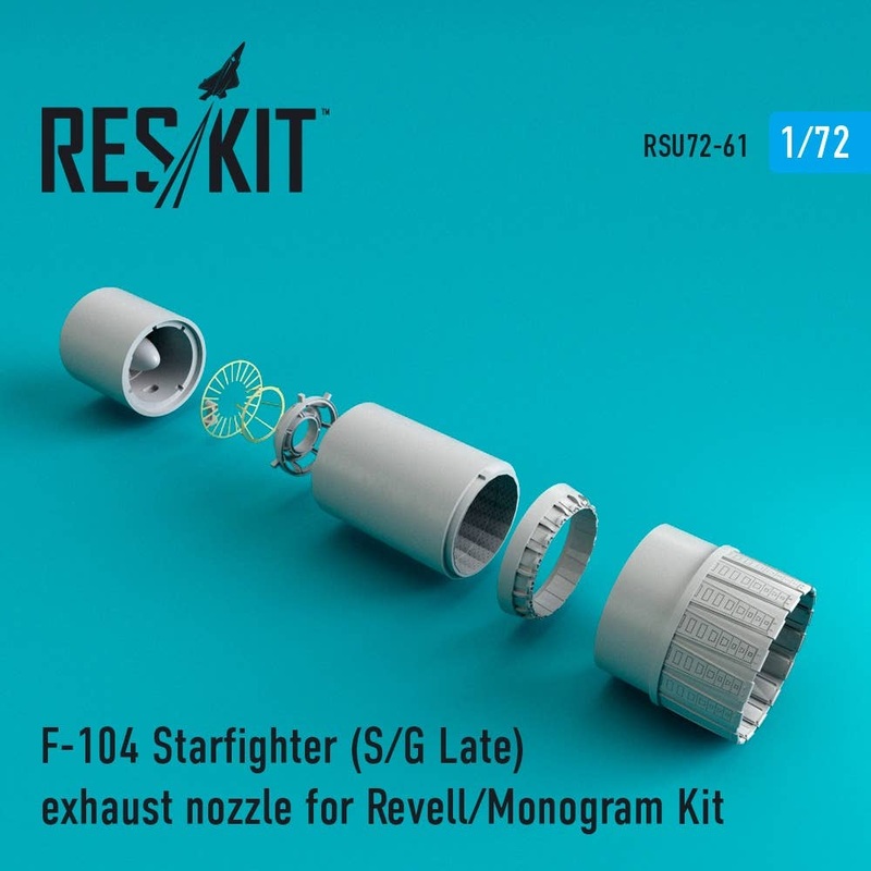 1/72 F-104 Starfighter (S/G Late) Exhaust Nozzle (for Revell/Monogram)