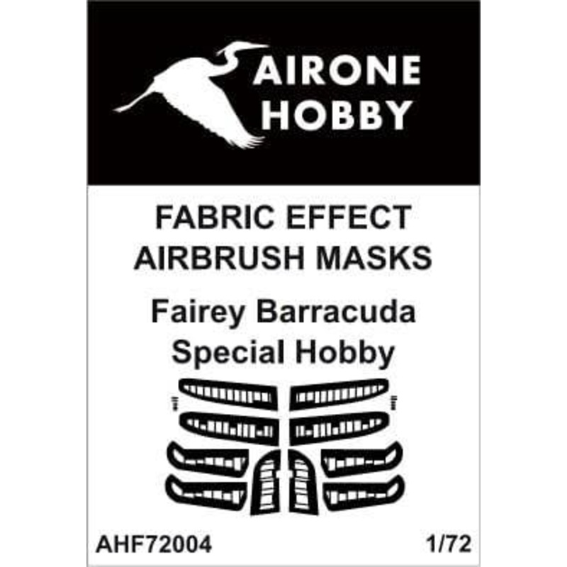1/72 Fairey Barracuda Fabric Effect Airbrush Mask (for Special Hobby)