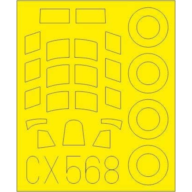 1/72 Hurricane Mk.IIc Masking Sheet (for Arma Hobby)