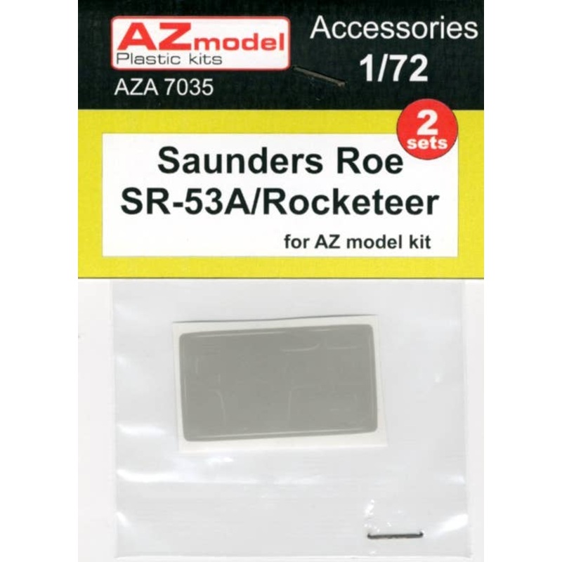 1/72 Saunders Roe SR-53A Canopy Mask 2sets (for AZ model)