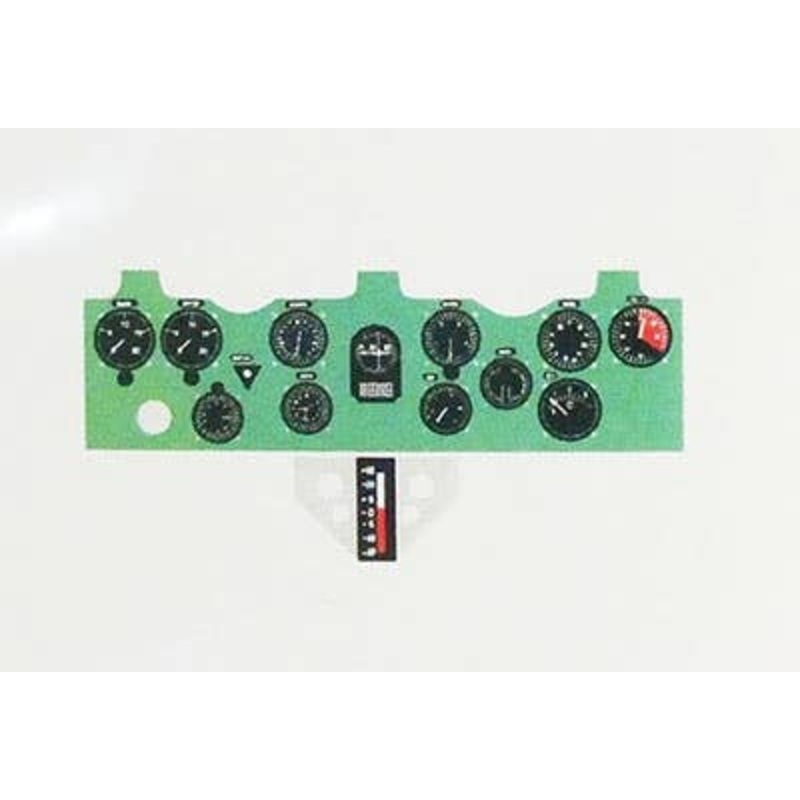 1/72 Type 96 Shipboard Fighter Mitsubishi Colored Instrument Panel Fujimi, Etc.
