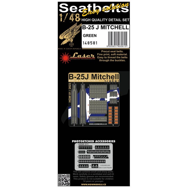 1/48 B-25J Mitchell (GREEN)