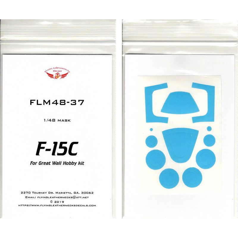 1/48 F-15C Canopy & Wheel Mask Set for GWH Kit