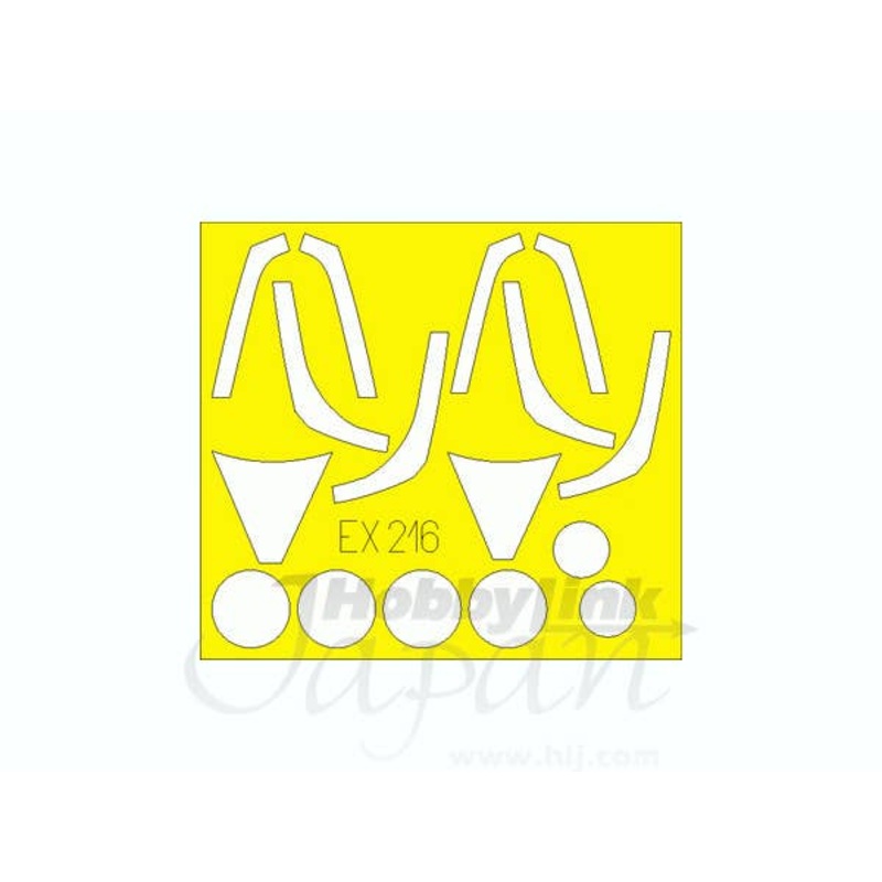 1/48 F-16CJ Die-Cut Flexible Mask (for Italeri)