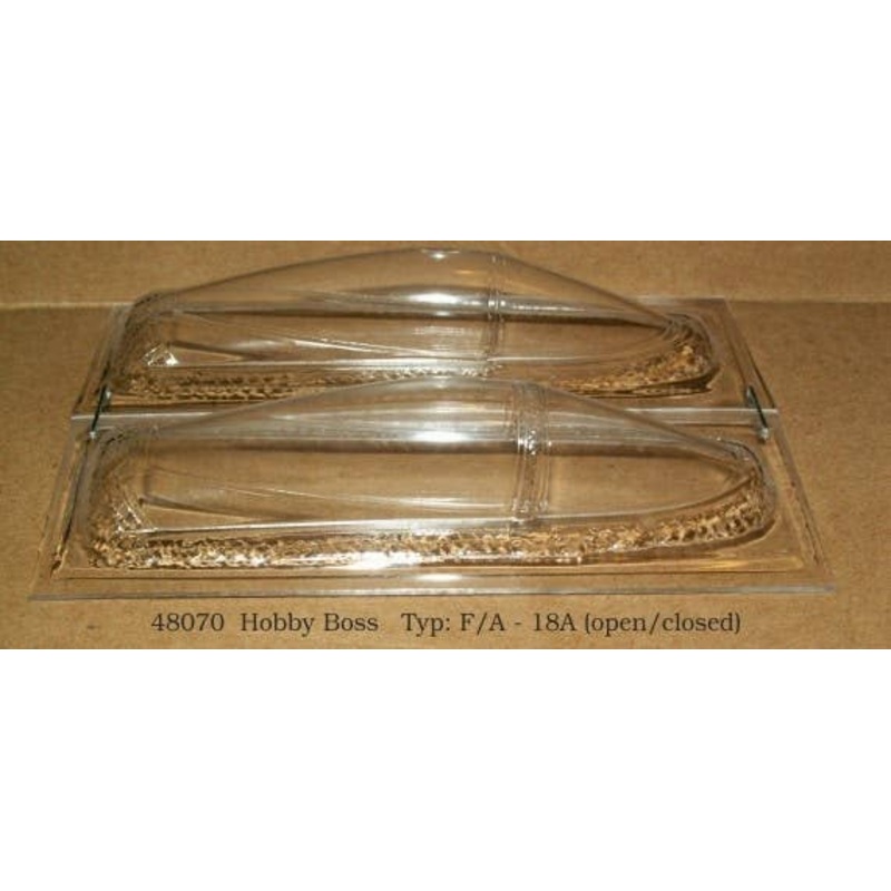 1/48 F/A-18A Hornet Canopy (Open-Closed) (for Hobby Boss)