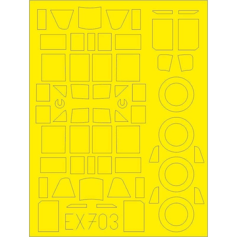 1/48 Il-2 TFace Masking Sheet (for Tamiya)
