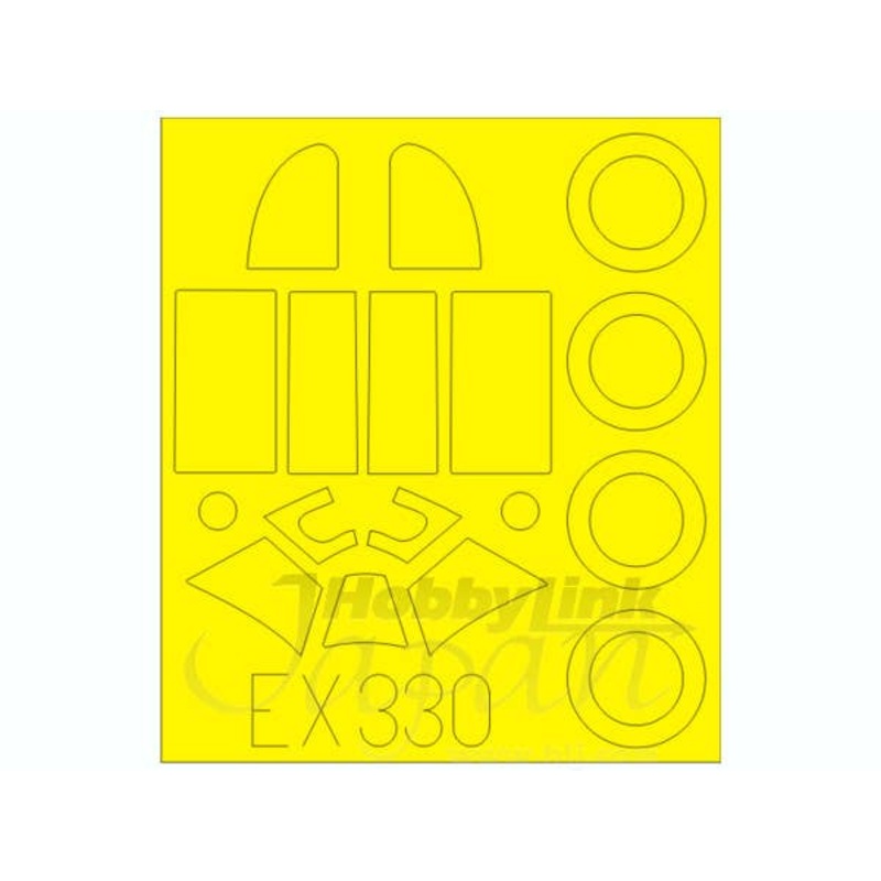 1/48 Lavochkin La-5 Masking Sheet (for Zvezda)