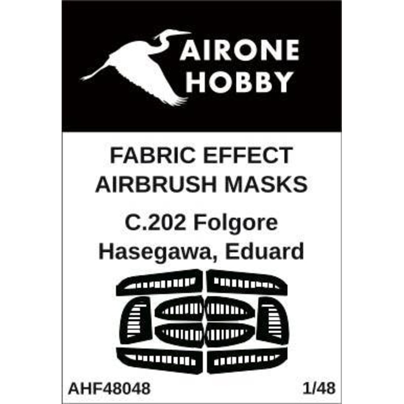 1/48 Macchi C.202 Folgore Fabric Effect Airbrush Mask (for Hasegawa/Eduard)