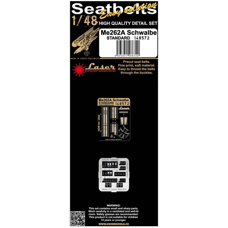 1/48 Me262A Schwalbe microfiber seat belt (Standard)