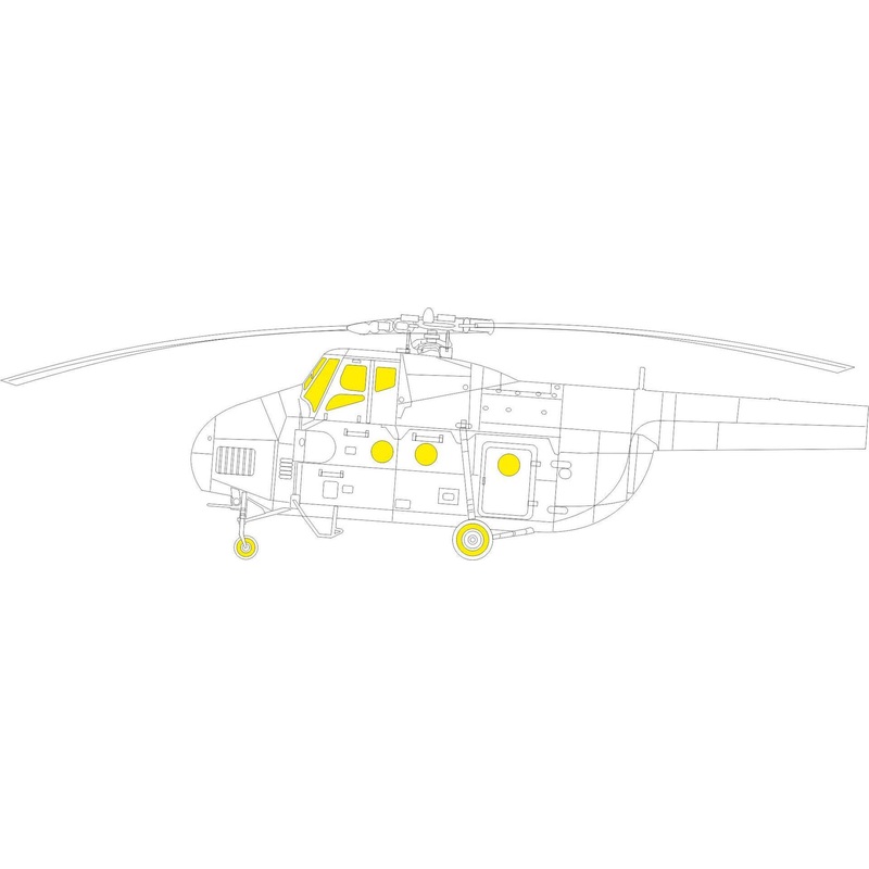 1/48 Mi-4A Masks (for TRUMPETER)