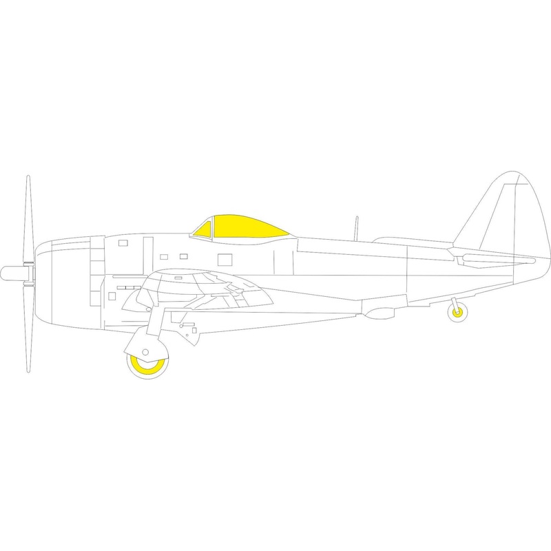 1/48 P-47D-25 TFace Masks (for MINIART)