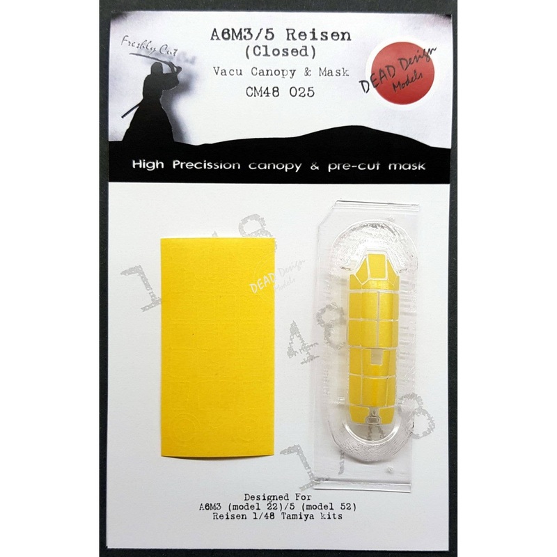 1/48 A6M Vacu Canopy & Mask closed (for Tamiya)