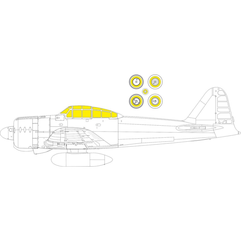 1/48 A6M2 Zero Type 21 Weekend Masks (for EDUARD)
