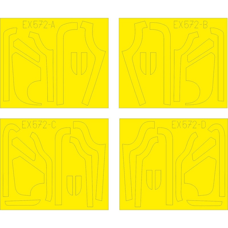 1/48 B-17G Antiglare Panels (VE Production) Masking Sheet (for Revell/Monogram)
