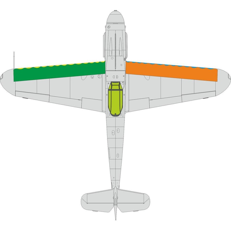 1/48 Bf 109G wings leading edge wavy lines