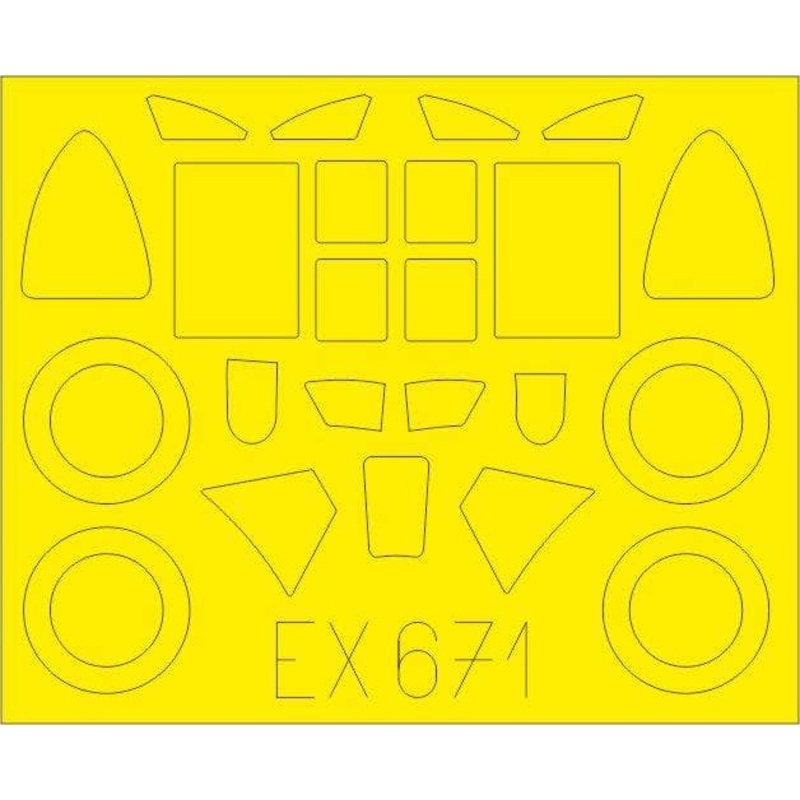 1/48 Block MB.151 Masking Sheet (for Dora Wings)