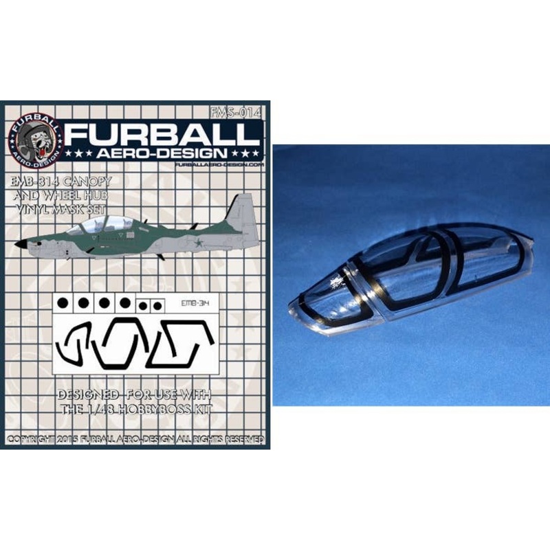 1/48 EMB-314 Vinyl Mask Set (for Hobby Boss)