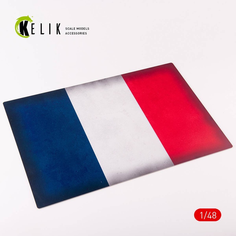 1/48 France Flag - Acrylic 3 mm (410 x 270 mm) (410 g)