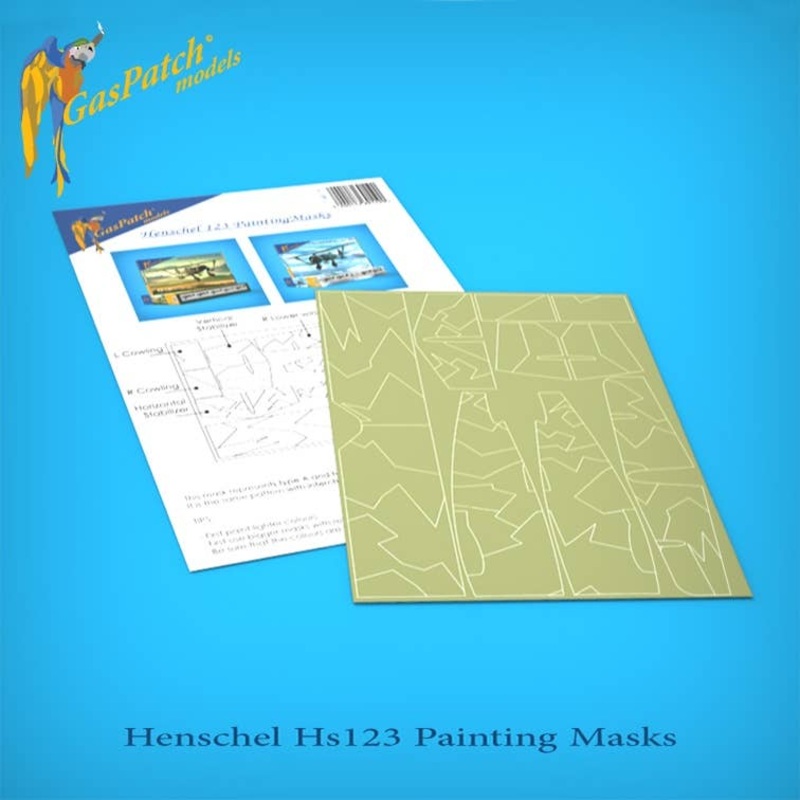 1/48 Henschel Hs123 Painting Masks