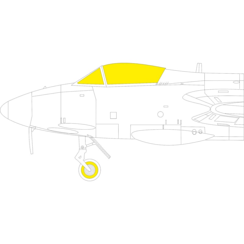 1/48 Hunter FGA.9/FR.10/GA.11 Masks (for Airfix)