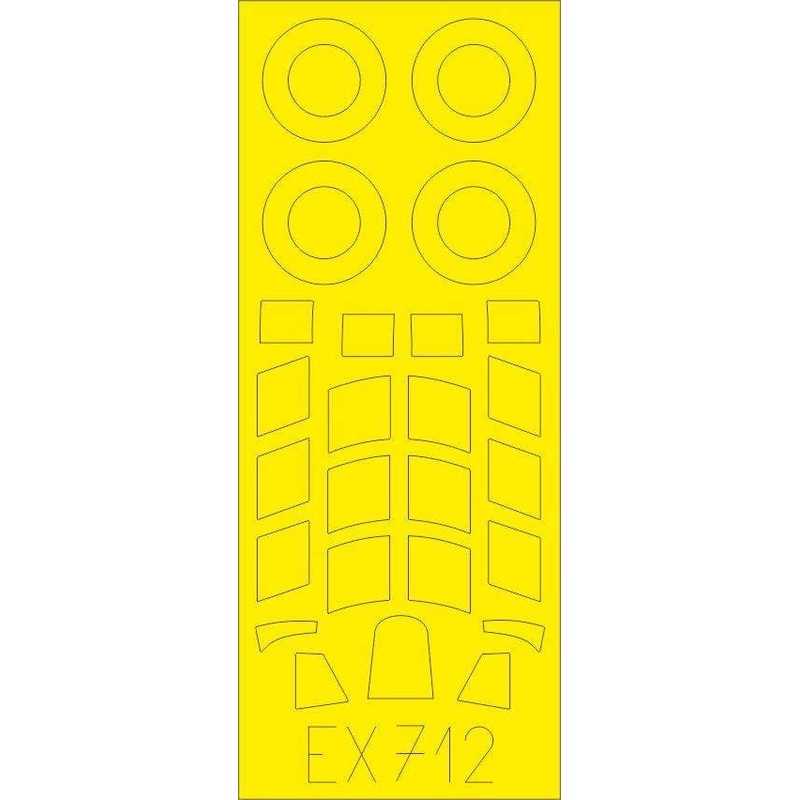 1/48 Hurricane Mk.I Masking Sheet (for Airfix)