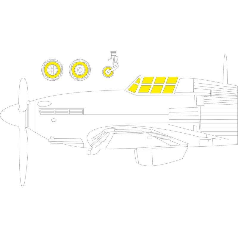 1/48 Hurricane Mk.IIb Mask (for ARMA HOBBY)