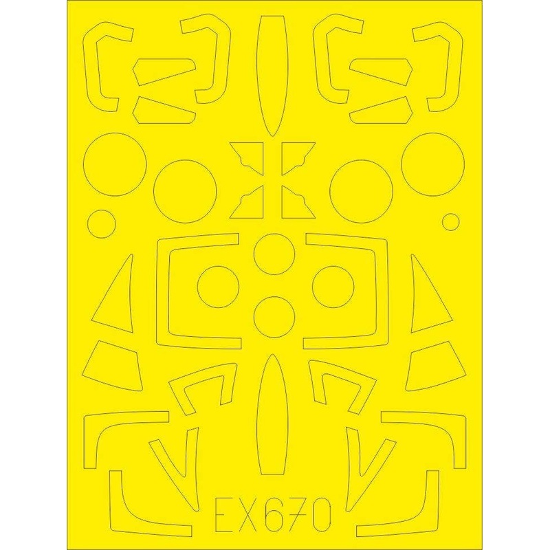 1/48 MIG-23BN TFace Masking Sheet (for Eduard/Trumpeter)
