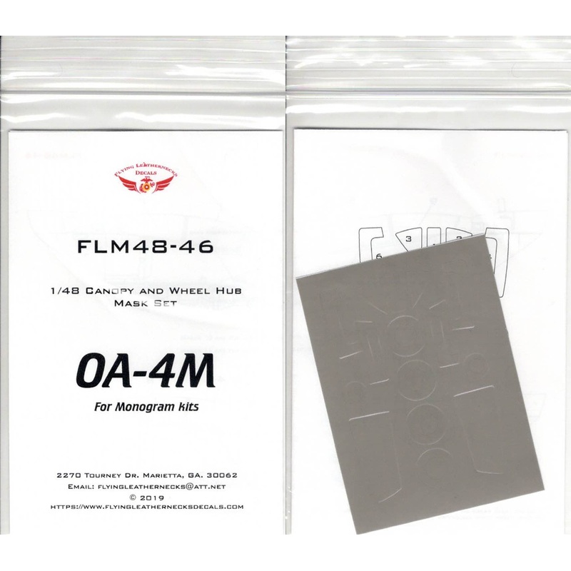 1/48 OA-4M Canopy & Wheel Mask Set (For M Company Kit)