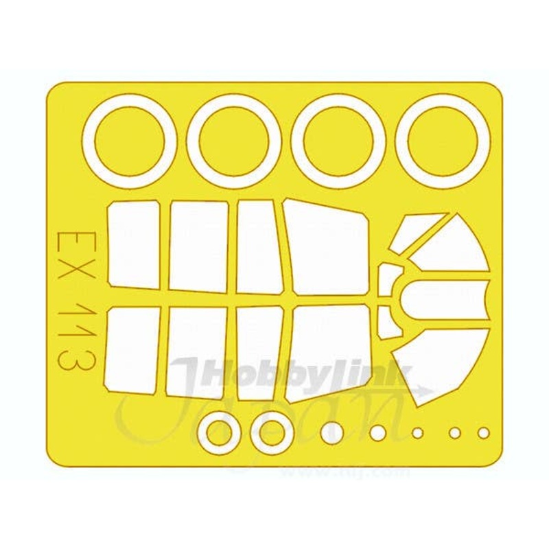 1/48 P-40N Die-Cut Flexible Mask (for Hasegawa)