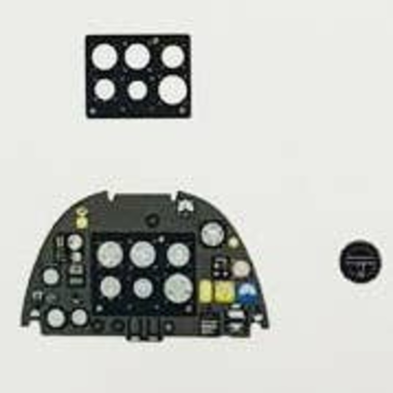 1/48 Spitfire Mk.XIV Coloring Instrument Panel Airfix