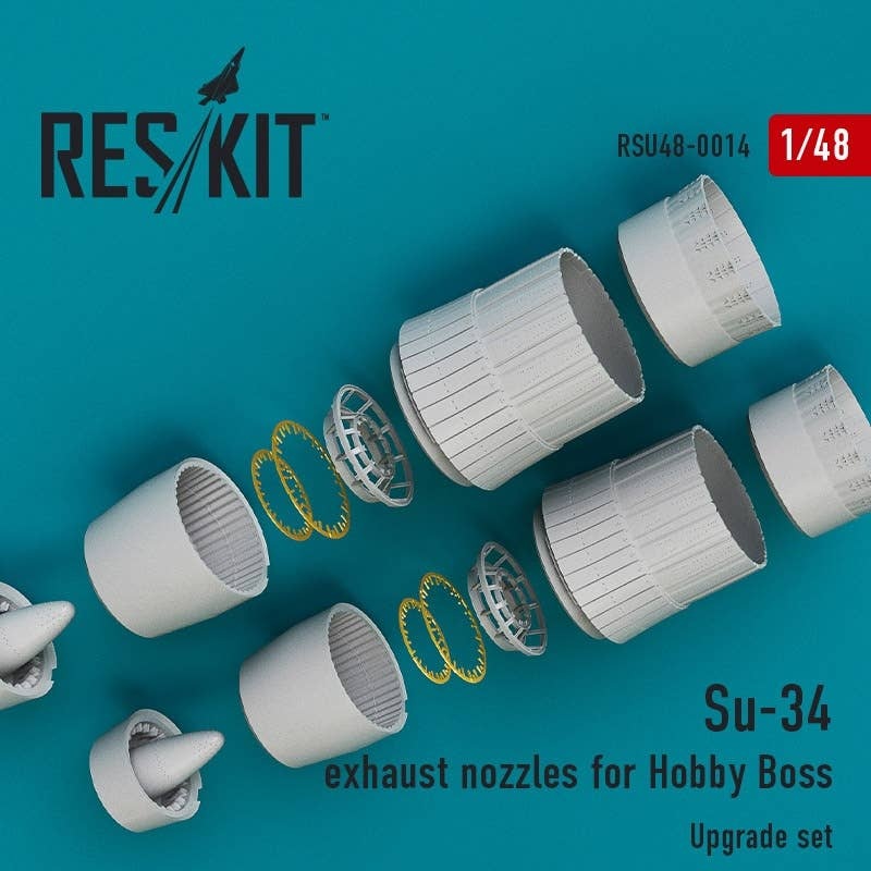 1/48 Su-34 Exhaust Nozzles (for Hobby Boss)