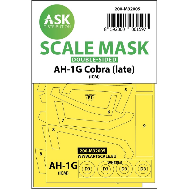 1/32 AH-1G Cobra (late) double-sided for ICM