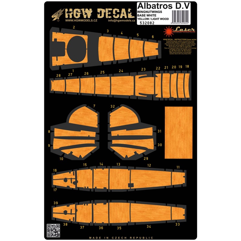 1/32 Albatros D.V / D.Va - Yellow Decals