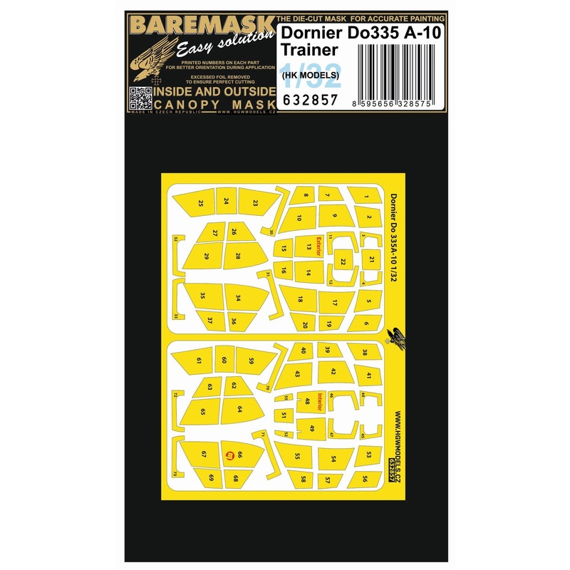 1/32 Dornier Do 335A-10 Masks (for HK Models)