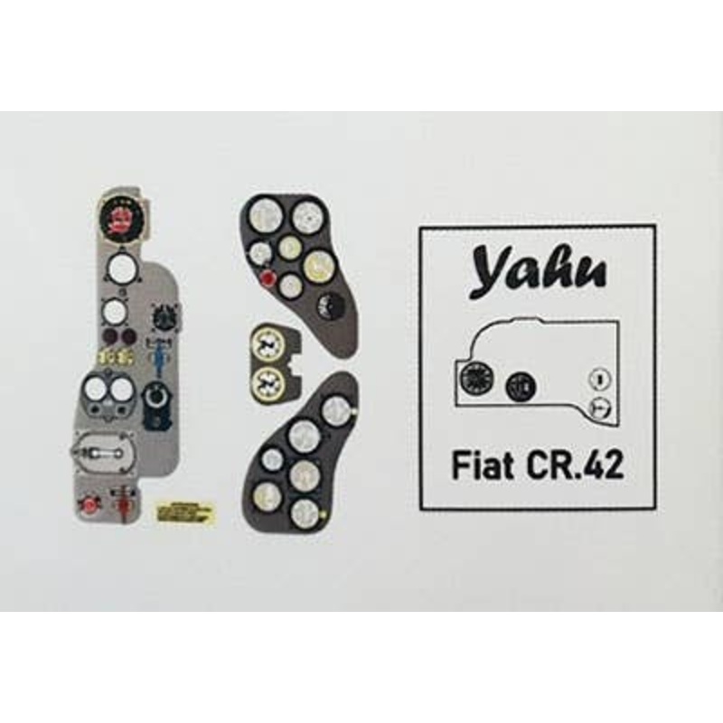 1/32 Fiat CR.42 Coloring Instrument Panel ICM