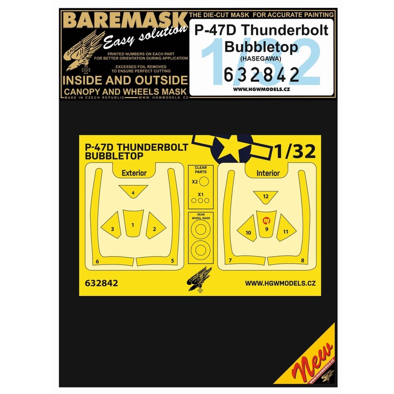 1/32 P-47D Thunderbolt Bubbletop for Hasegawa