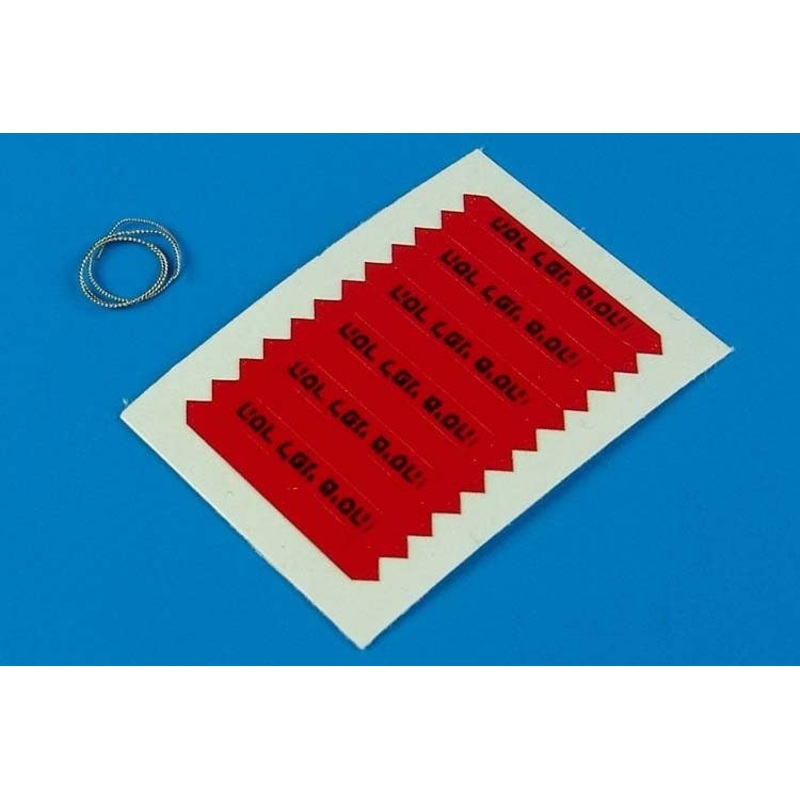 1/32 Remove Before Flight Flags IDF Black Lettering