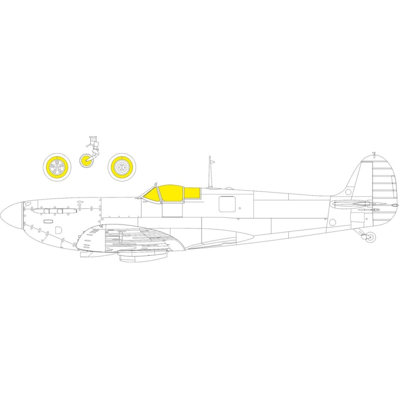 1/32 Spitfire Mk.I TFace Masks (for KOTARE)