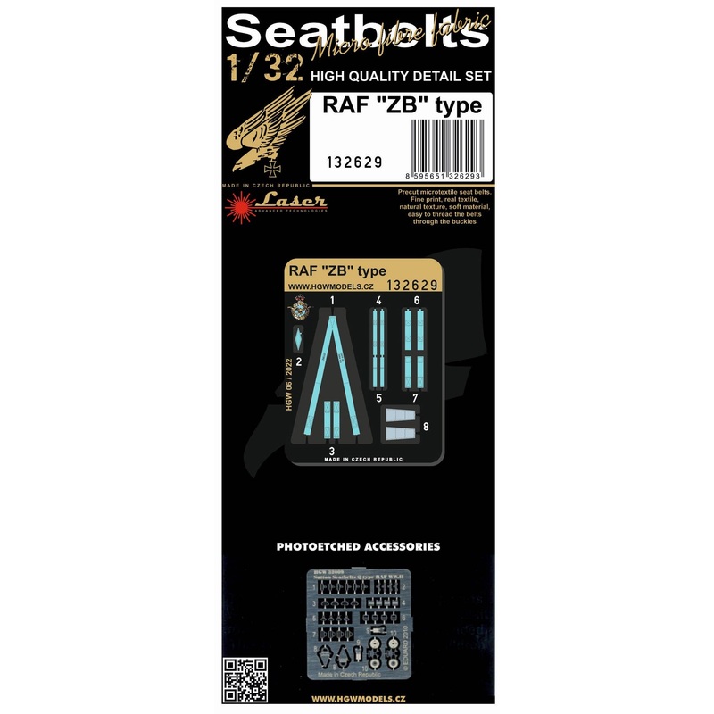 1/32 Sutton Harness ZB Type Seatbelts