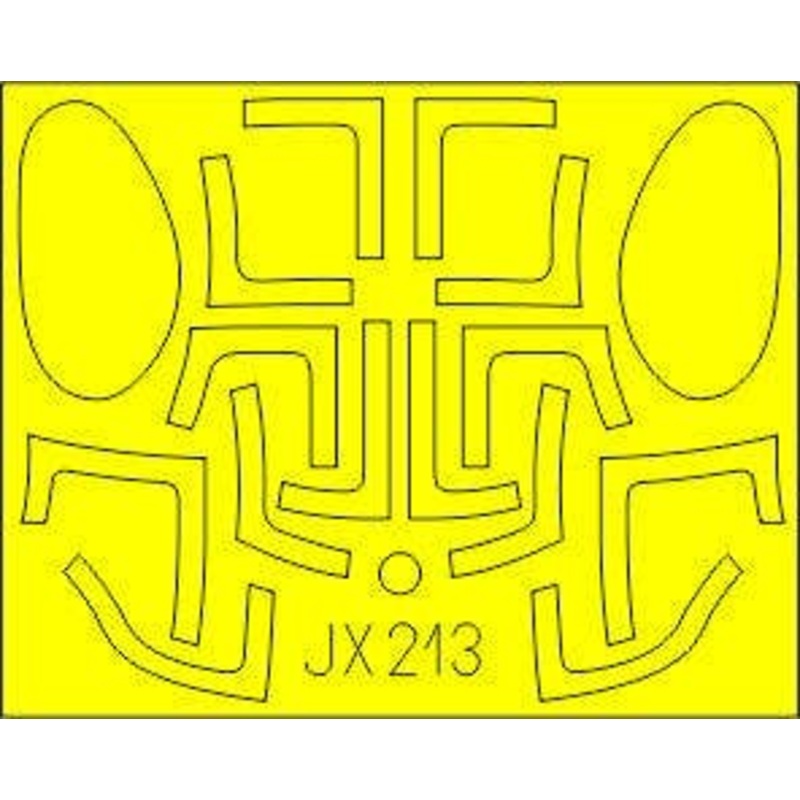 1/35 AH-6J Masking Seal (for Kitty Hawk)
