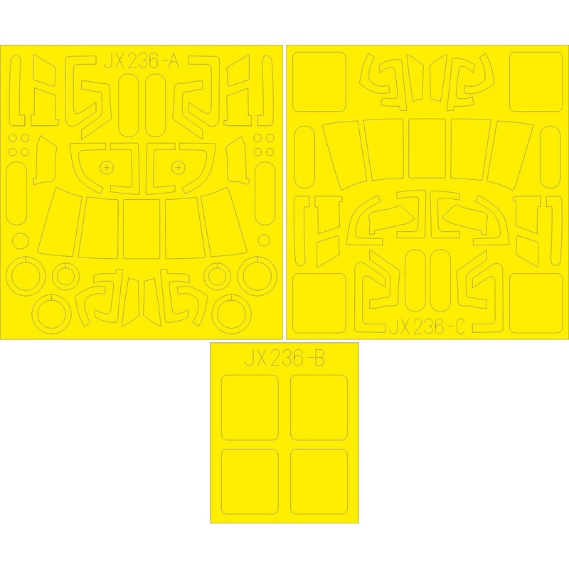 1/35 MH-60L TFace Masking Sheet (for Kitty Hawk)