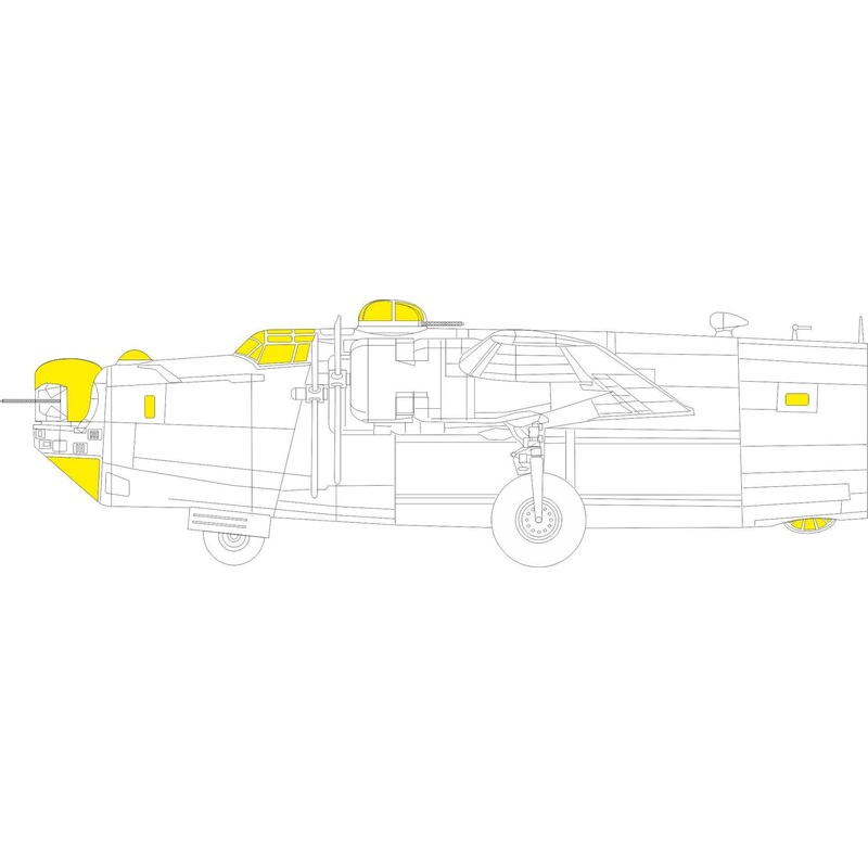 1/48 B-24J TFace MASK (for HOBBY BOSS)